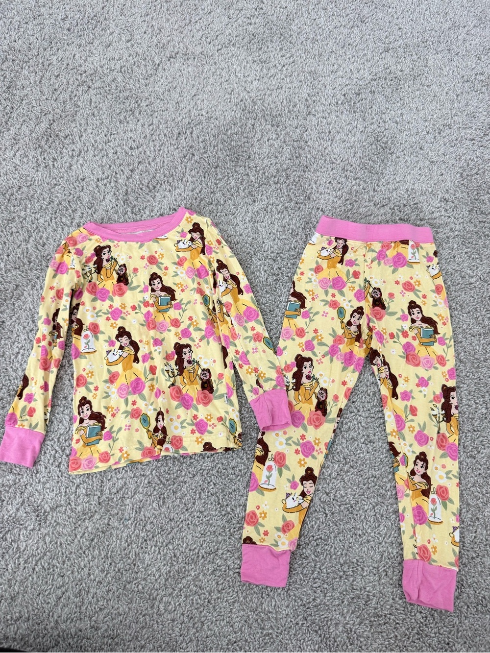 Little Sleepies Disney’s Beauty and the Beast LS Pajamas 2T